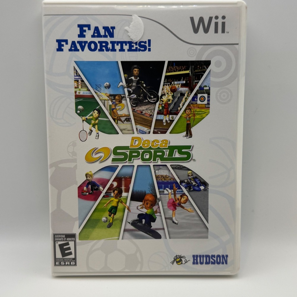 Deca Sports Nintendo Wii Game Hudson Soft 2008 CIB RVL-RDXE-USA